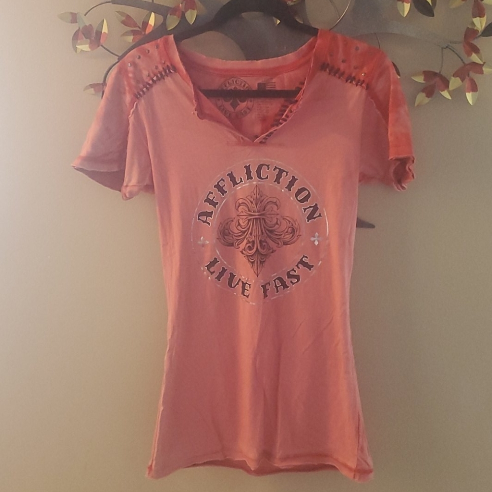 Affliction Low Cut T-Shirt